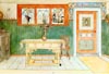 Carl Larsson del album "Nuestra casa" 1894-96 comedor